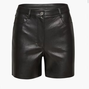 Aritzia Melina 5” Leather Shorts